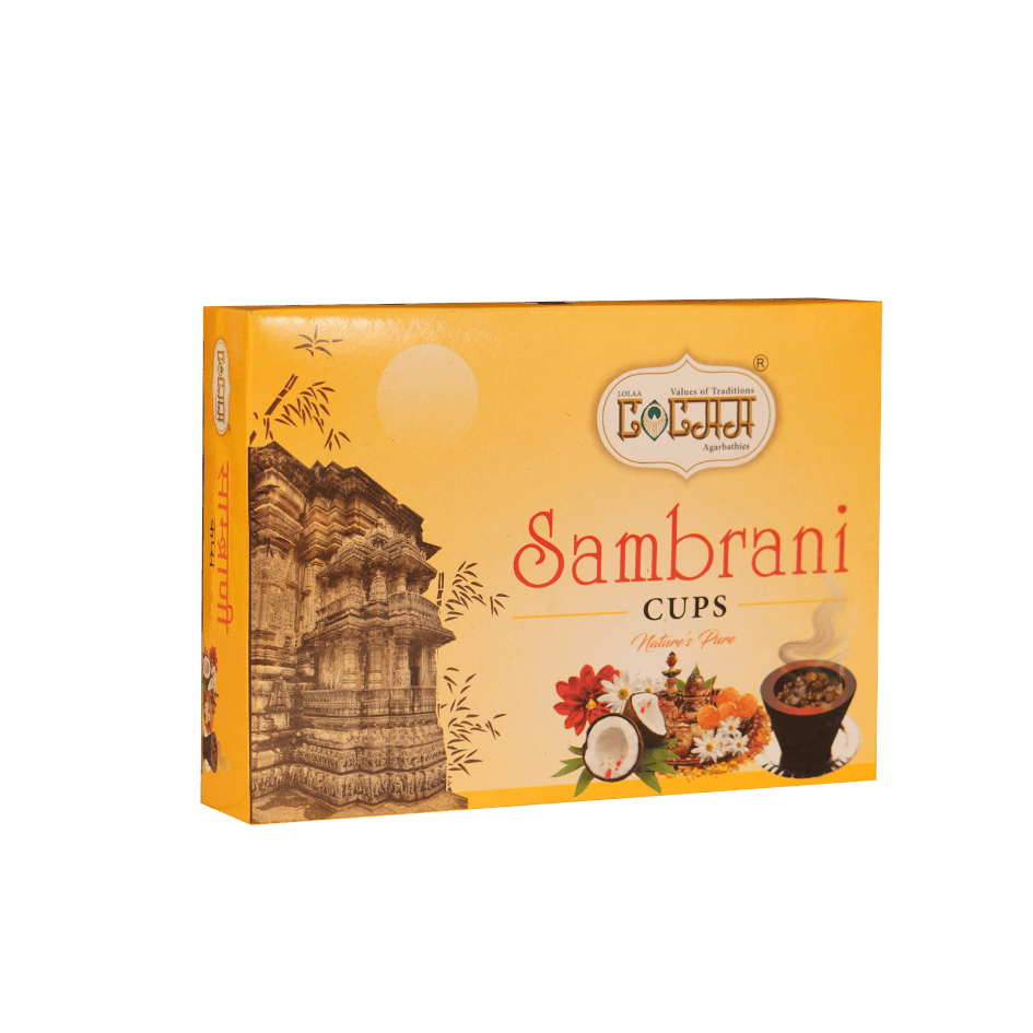 Sambrani Dhoop Cups by LOLAAH for meditation and pooja